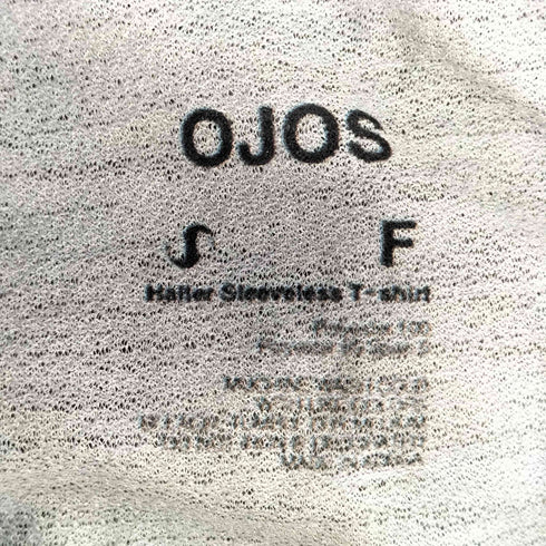 OJOS  Halter Sleeveiess T-shirt レディース FREE
